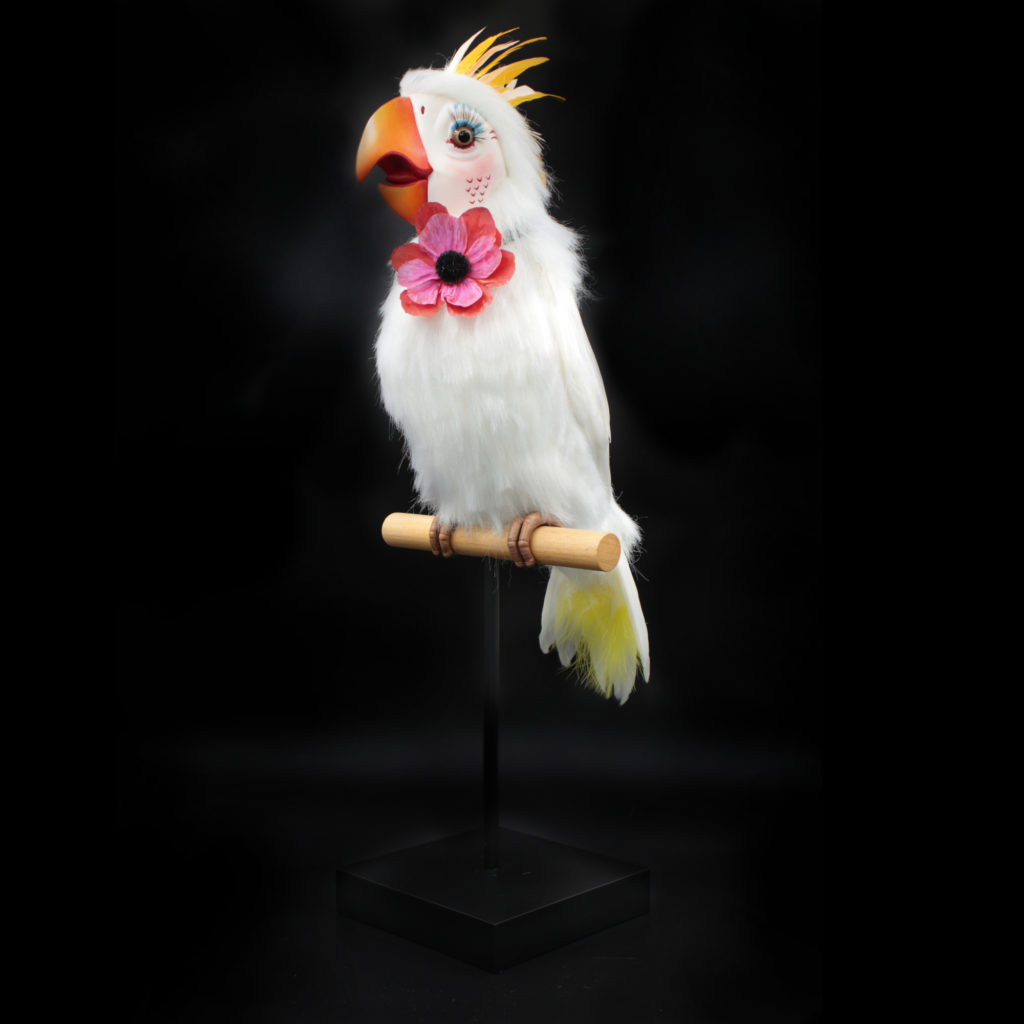 Replica of Rosita Cockatoo barkerbird from Adventureland restaurant Tropical Hideout  