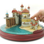 Prince Eric's castle miniature diorama model from The Little Mermaid movie. Little mermaid castle