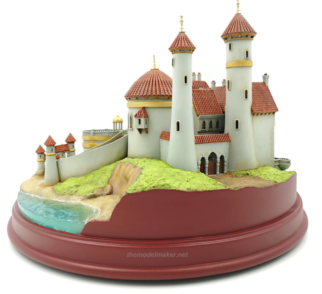 Prince Eric's castle miniature model from classic Disney animation The Little Mermaid. Inspired by maquete from Disneyland Paris and Under the Sea attraction in  Magic Kingdom Park