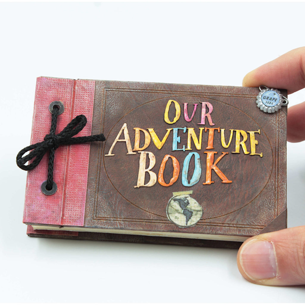 AMAOGE Scrapbook Photo Album, Our Adventure Book & #65292, Adventure  Scrapbook, Photo Book, Embossed Words Hard Cover Movie Up Scrapbook for