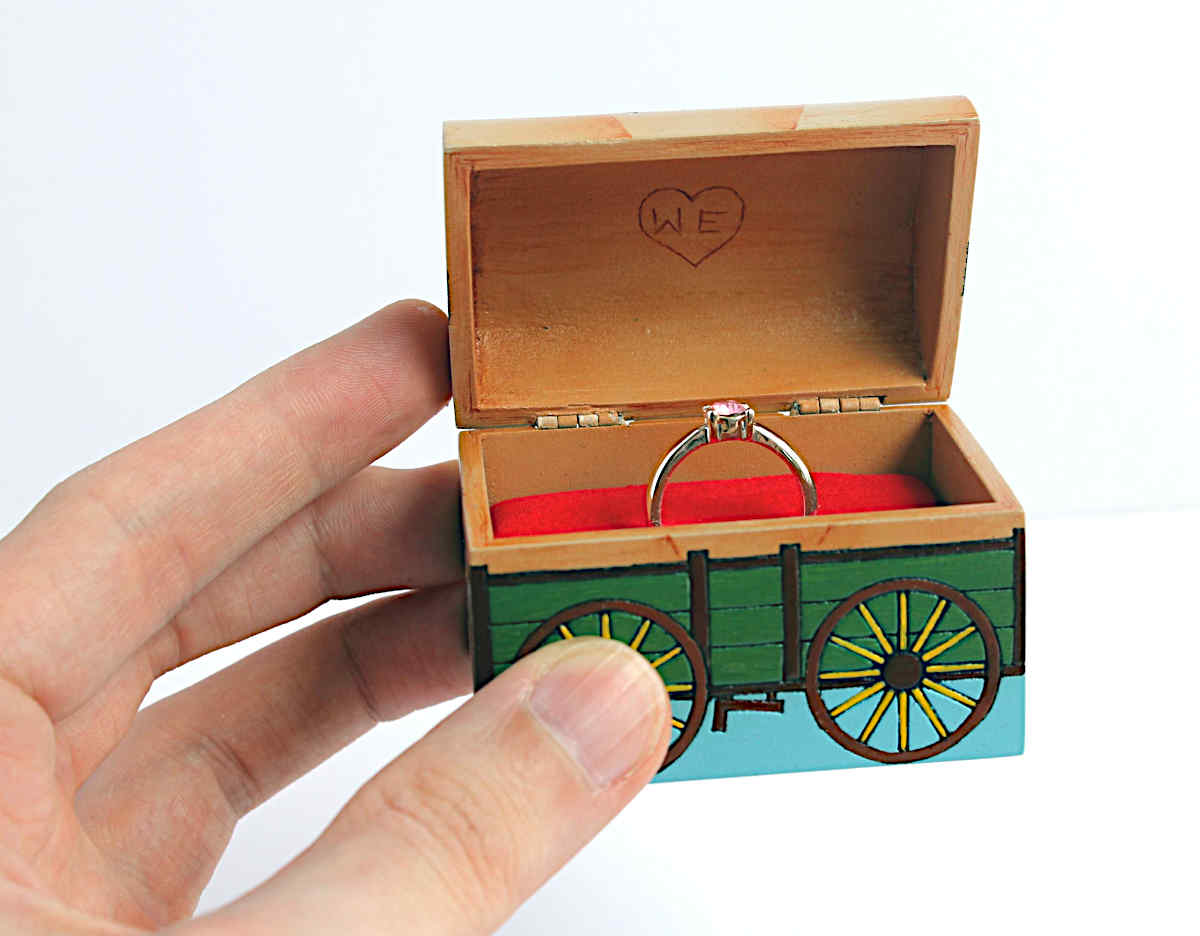 Toy Story Alien Engagement Ring Box