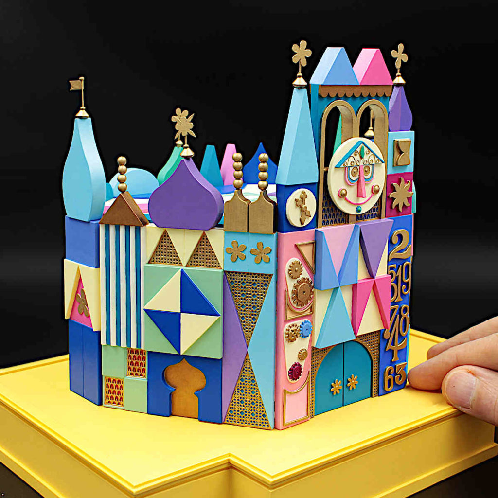 It's a small World scale model, miniature inspired by Disney ride from Tokyo Japan