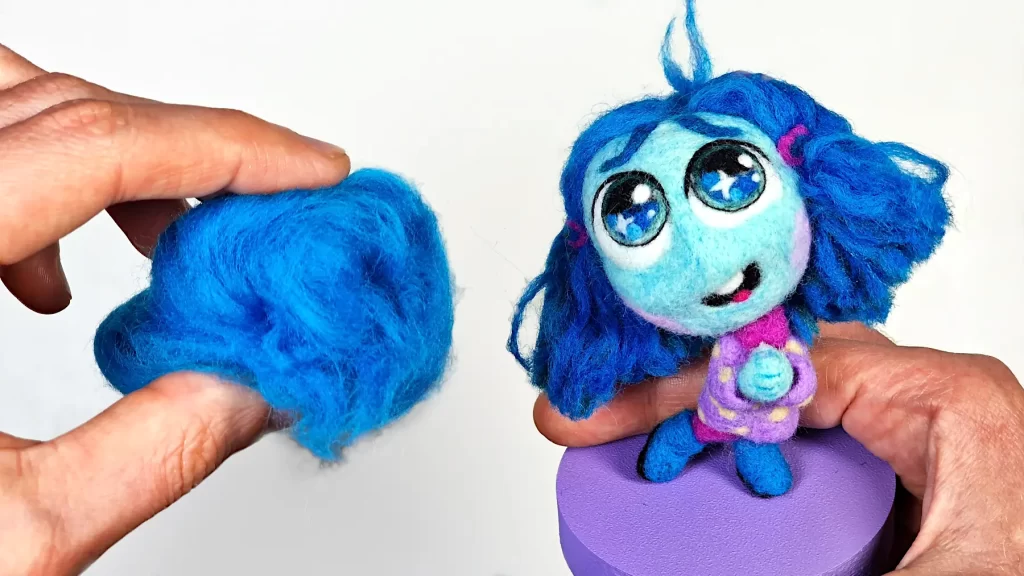 Envy wool doll from Inside Out 2