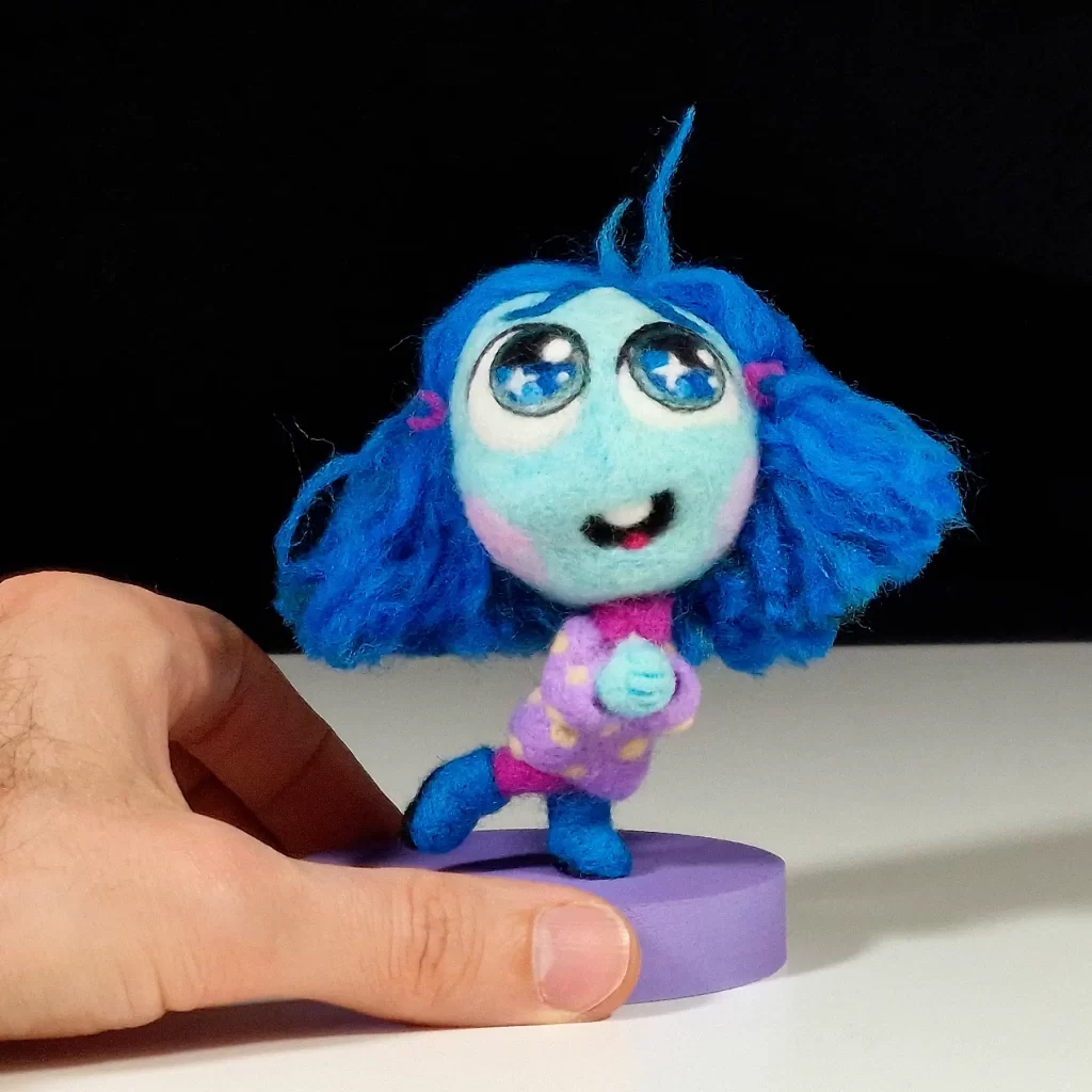 Envy handmade figure from Inside Out 2